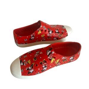 Native Shoes x Disney Minnie Mouse Jefferson Slip On Sneakers Size 8